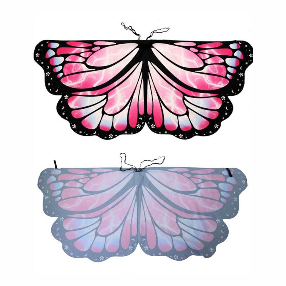 Costume Butterfly Cape Dressing Up Wing Cloak Cute Scarves & Wraps Kids