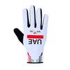 Fluor Yellow 2026 UAE Sports Cycling Gloves Full Finger Men Road Bike Gloves Running Fitness Warmth Gym Riding Bicycle Gloves