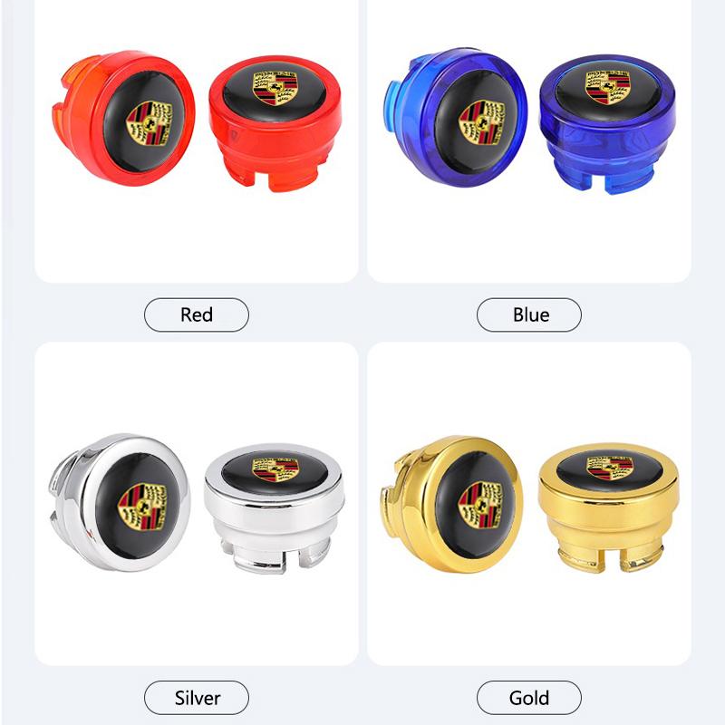 Пластиковая крышка прикуривателя автомобиля ABS, пылезащитная декоративная заглушка для Porsche Cayenne Panamera Macan 911 718 Taycan Boxster Cayman 918