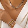 Womens Geometric Trendy Jewelry Set With Alloy Pendant In Cool Aesthetic