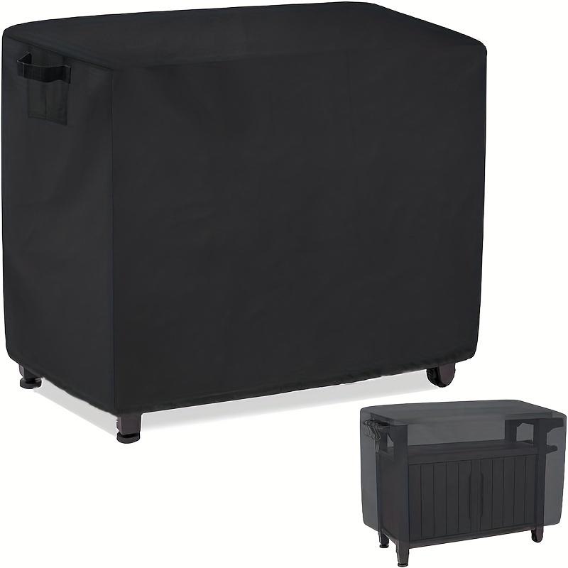 Несколько размеров на выбор Черный Серебристый Уличный Патио Пылезащитный Защита от солнца Прочный Черный Тканевый Чехол для Клавиатуры Уличная Тележка Пылезащитный Чехол для Стола