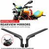For Ducati MONSTER 900 620 750 600 S2R800 HYPERMOTARD Motorcycle Wind Wing Side Rearview Mirror Adjustable Rotating Accessories