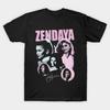 Zendaya graphic New Unisexs TShirt Unisex ONeck pure Cotton Short Sleeve Top Yk Popular Fashion Vintage Tee High Quality Gifts