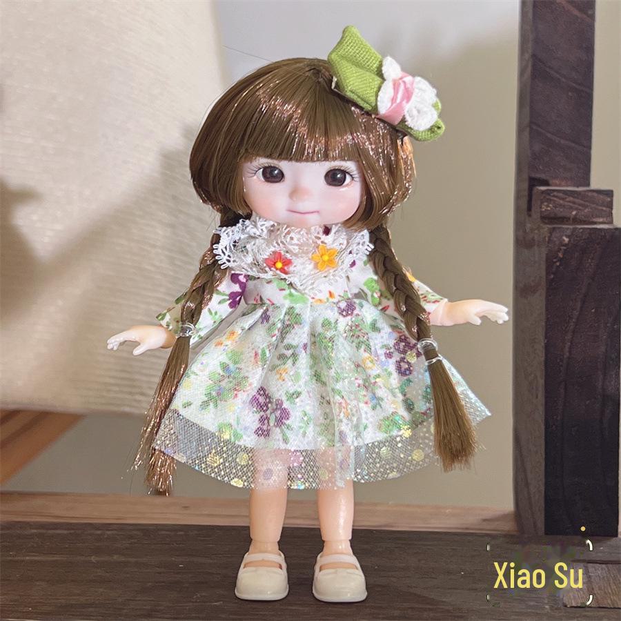 8-дюймовый комплект одежды и макияжа для куклы BJD Princess — идеальный подарок на день рождения для девочек