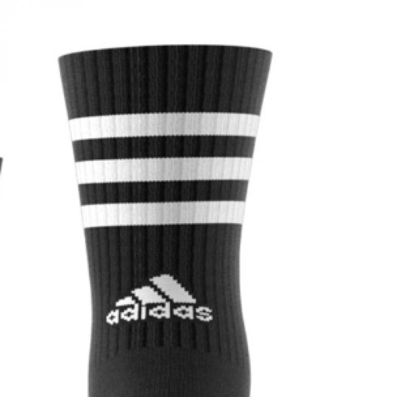 adidas Носки с амортизацией Crew Черно-белые Ic1321 3 пары