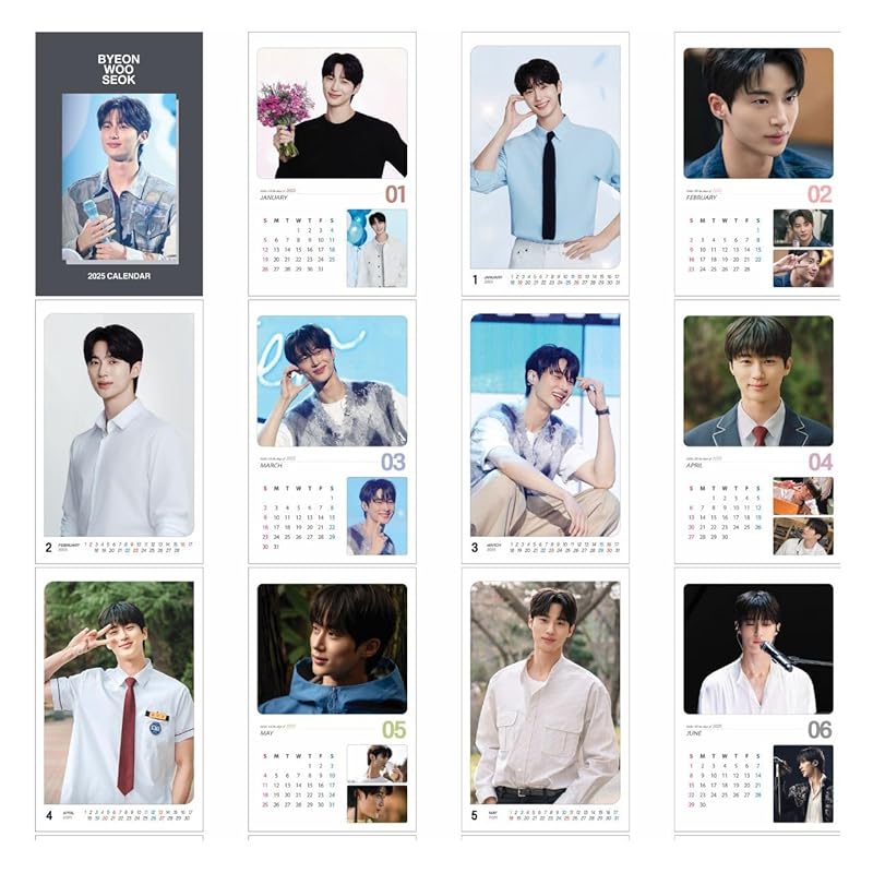 2025 Wall Calendar [K-STAR Wall Calendar] (Byun Woo-seok Byeon Wooseok)