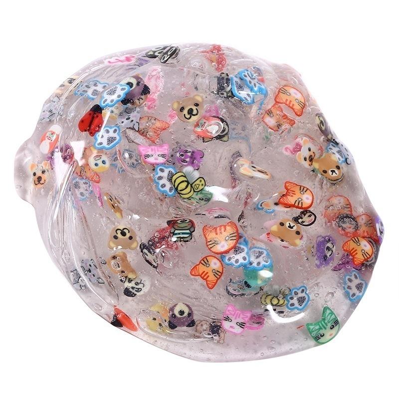 Non-Toxic Super Clear Crystal Fruit Slime for Kids Jelly Slime Mud 60ml