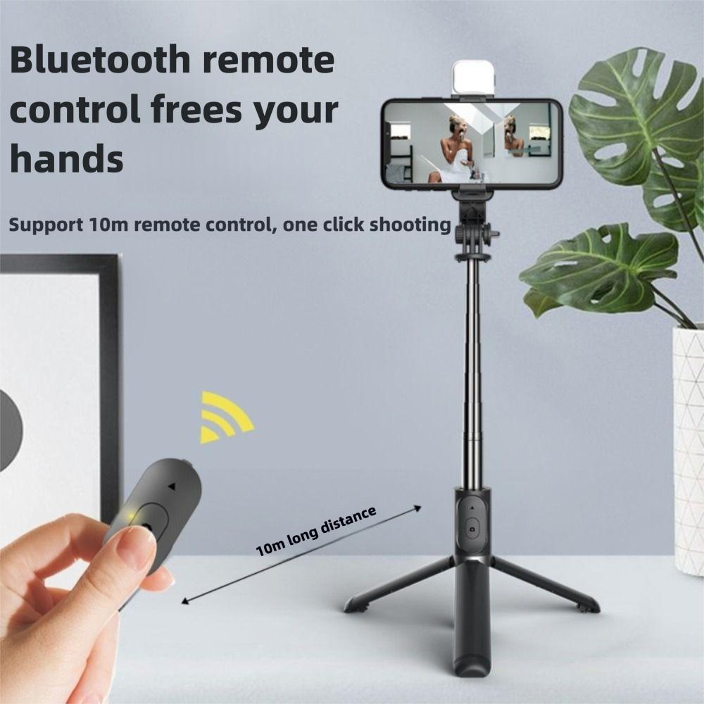 360 Degree Rotation Wireless Bluetooth Tripod Detachable Mobile Phone Camera Stand  Group Photo