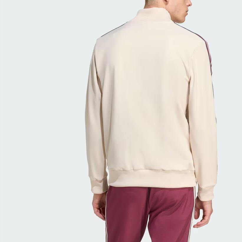 adidas Мужская куртка Originals с полной молнией, воротником-стойкой, длинным рукавом, приталенного кроя, куртка мужская JM7347