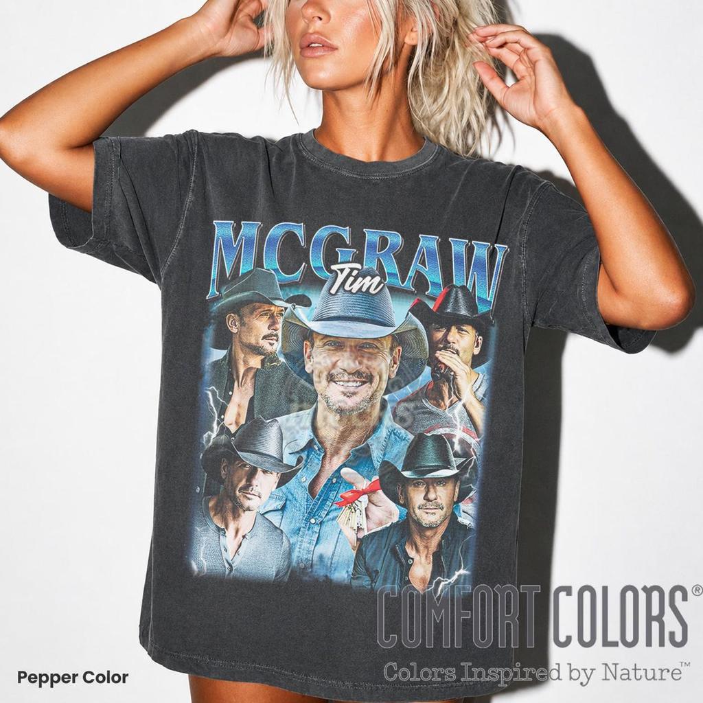 Tim McGraw T-Shirt - Tim Mcgraw Comfort Colors Tee, Singer Graphic SweaT-Shirt, Country Music Fan Gift 2198 FD