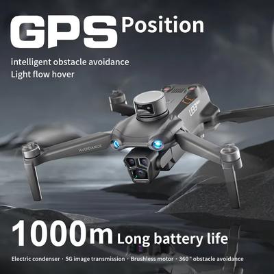 Новый мини-дрон LYZRC U33, 5G GPS, профессиональная камера 4K HD, широкоугольный оптический поток, бесщеточный, избегание препятствий, WIFI FPV, квадрокоптер, игрушка