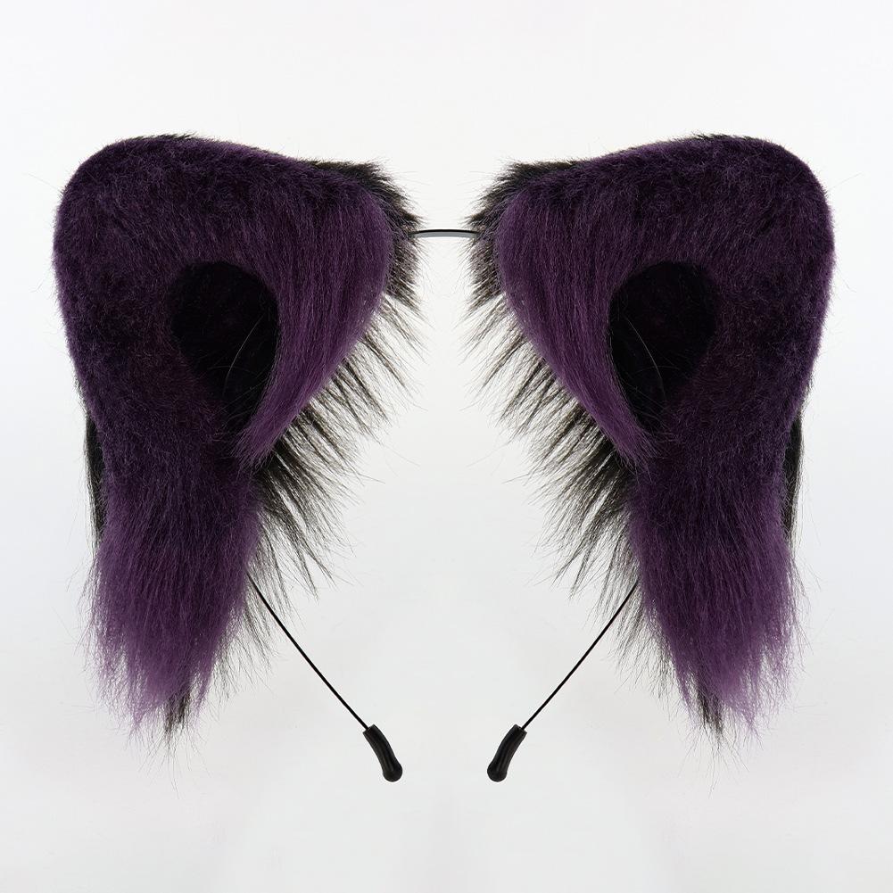 Animal Ear Plush Cat Ear Headband, Soft And Cute Ears Lolita Animal Ear Headband Kc Comic Exhibition Props