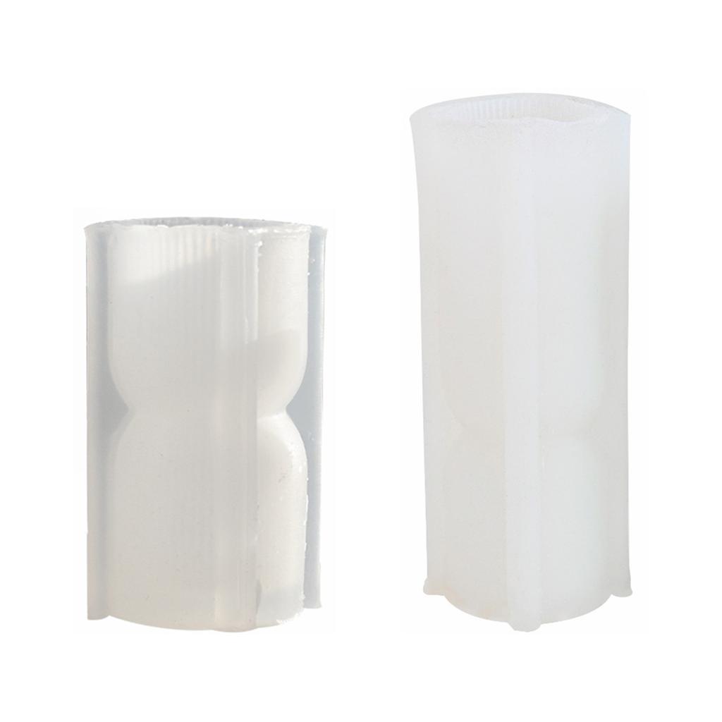 Cylinder Candle Molds Silicone Mold for Candle Making Reusable Candle Resin Epoxy Mould Casting Molds DIY Silicone Mould