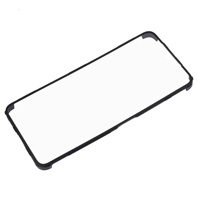 Для Xiaomi Redmi A3 / Poco C61 4G Противоударный чехол из акрила + корпус телефона из ТПУ, встроенная защитная пленка для экрана из ПЭТ, черный