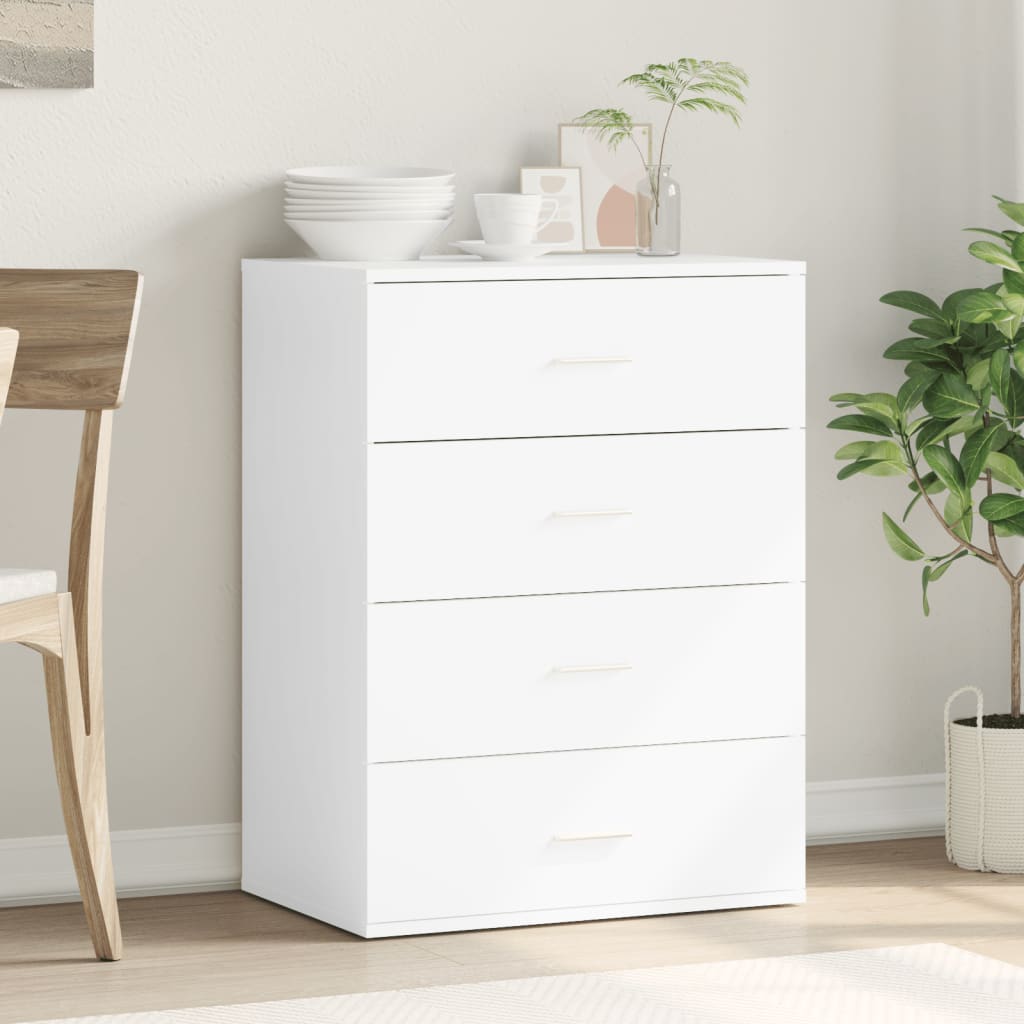 Vidaxl Шкаф, Белый, 60X39X80 См, Материал Древесно-стружечная плита