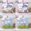 Cute Couple Decorative Pillowcases Living Room Office Home Pillowcases Car Ornaments