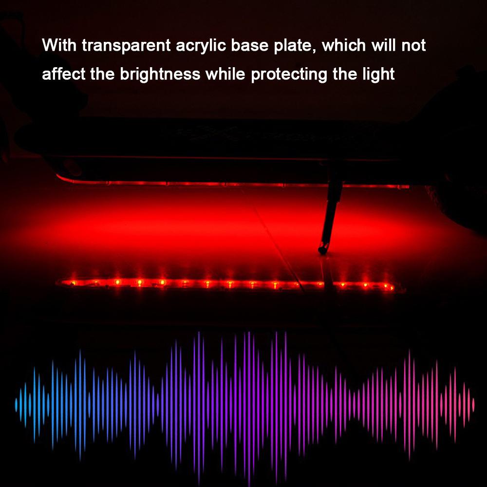 Светодиодная лента BT для шасси электрического скутера, декоративная подсветка, цветная нижняя сигнальная лампа, поддержка