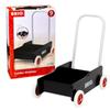 BRIO Push Cart, Black, 31351, for Ages 9 Months and Up. [Toy, Wooden Toy, Gift (Birthday/Christmas)]