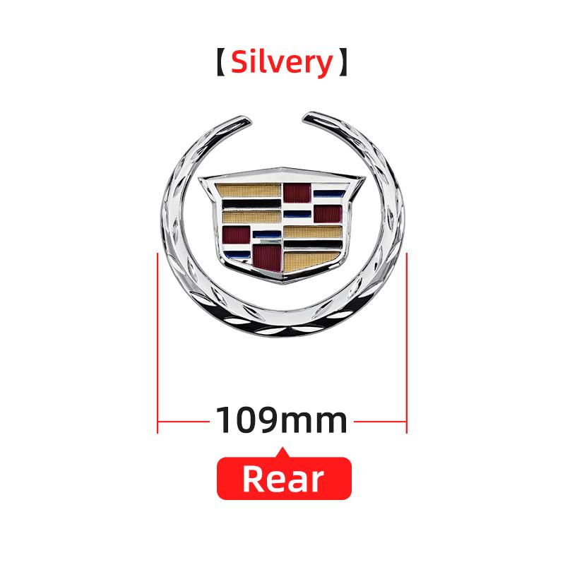 1pcs ABS 109mm 158mm for Cadillac SRX ATS XTS Car Front Grille Emblem Rear Tail Bumper Trunk Sticker Badge Styling Accessories