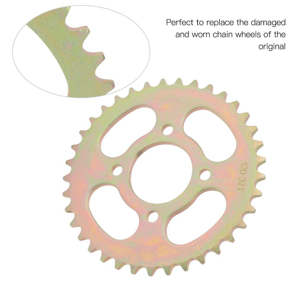 OD 155mm Motorcycle Chain Sprocket Cog 420 37T Motorbike Rear Sprocket ATV Quad Bike