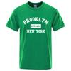 Бруклин Восток. 1631 Нью-Йорк, футболка с буквенным принтом, повседневные свободные футболки, летние хлопковые топы, модная дышащая футболка, одежда