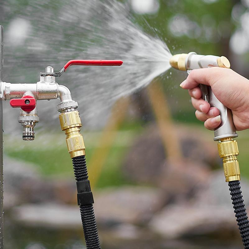 1 шт. двойной водопроводный кран 1/2'' 3/4'' соединитель для разветвителя воды, соединительный адаптер, переключатель клапана, садовый шланг, соединение крана для полива