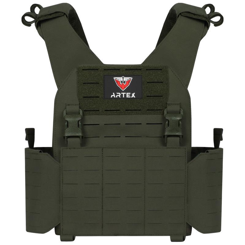 Military Fan Quick-Release Tactical Vest, 6094 Model - Outdoor Multifunctional 500D Nylon Vest