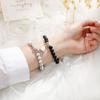 Heart Shape Best Friend Magnet Wristband Couple Bracelet Stone Beaded Bracelet Fashion Accessories