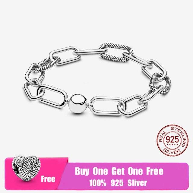 Новый оригинальный браслет Pamura Me из стерлингового серебра 925 пробы, подвеска в виде морской звезды и фламинго, сделай сам, ювелирные изделия для женщин, подарок