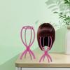 Wig Display Stand Portable Folding Solid Hairpiece Holder Color Hat