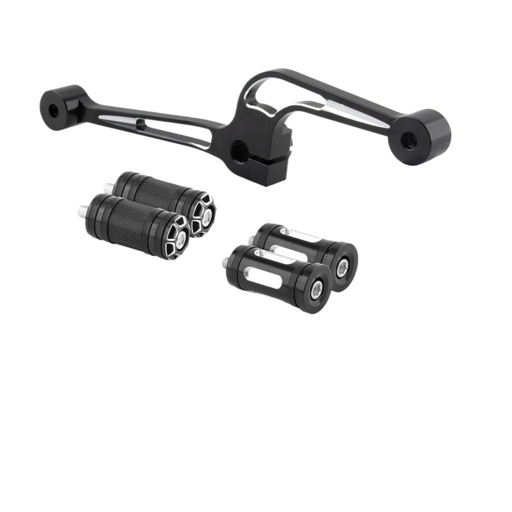 AWLN Motorcycle Mid Control Heel Toe Shifter with Pegs for Harley Sportster Iron 883