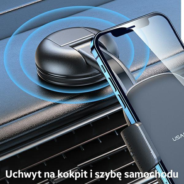 Usams Uchwyt Na Kokpit/Do Szybyczarny/Black Zj063Zj01 (Us-Zj063)