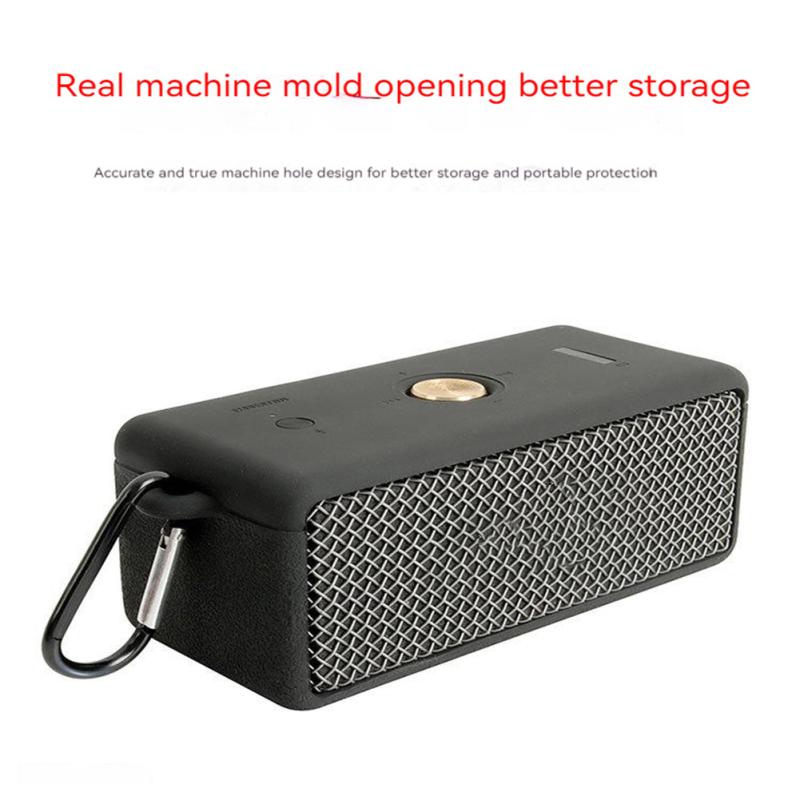 Пылезащитный силиконовый чехол-накладка, совместимый с Bluetooth-совместимой колонкой Marshall Emberton