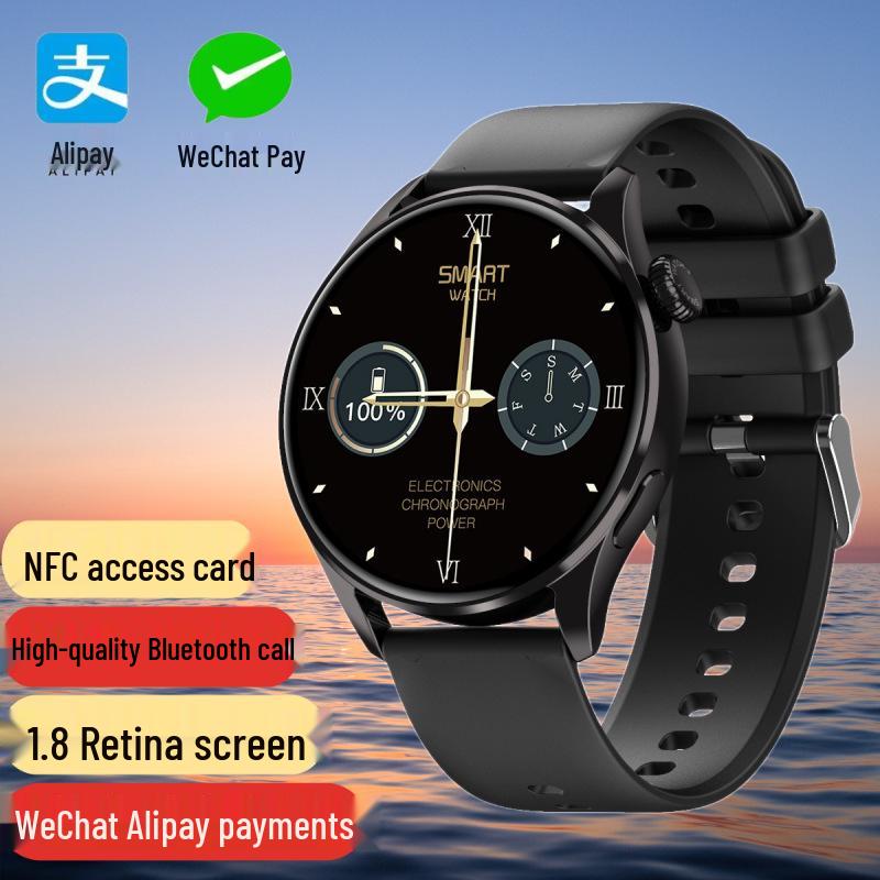 Умные часы Watch5 Sport: Многофункциональный OLED HD экран с Bluetooth