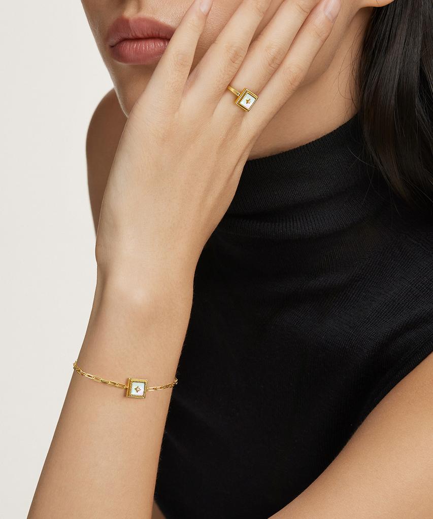 Lola Rose Gallery Mother-Of-Pearl Women'S Gemstone Bracelet