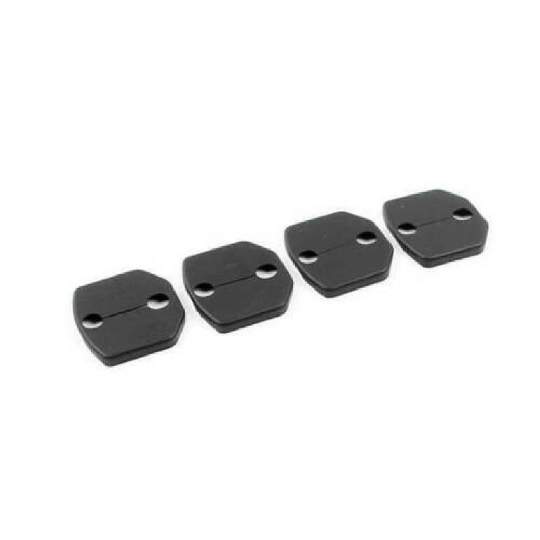 4PCS Door Lock Protection Fit For Ford Edge 2015- Primer Black Cover Trim