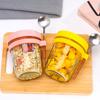 16 oz Overnight Oats Cup Heat-resistant Glass Cereal Storage Jars New Mason Jar