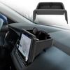 Органайзер для центральной консоли, совместимый с -2025 2026 Nissan Rogue S/SV/Rock Creek, лоток на приборной панели, аксессуары для интерьера Ert, за экраном, черный (Только