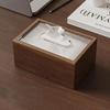 High-end Quality Tissue Box Wood Paper Towel Holder Minimalist Paper Box  Hotel Use