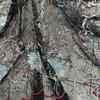 Сетчатая водорастворимая кружевная ткань для вышивки платья Ципао