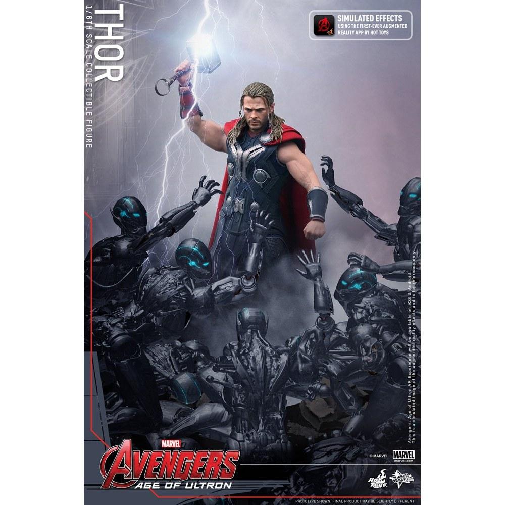 Hot Toys Мстители Эра Альтрона Тор 1/6 Масштаб Подвижная Пластиковая Фигурка