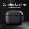 Чехол для Airpods 4 3 1 и 2 Кожаный чехол для Airpods Pro 2 Чехлы из натуральной кожи Чехол для Apple AirPods Чехлы из коровьей кожи с рисунком личи