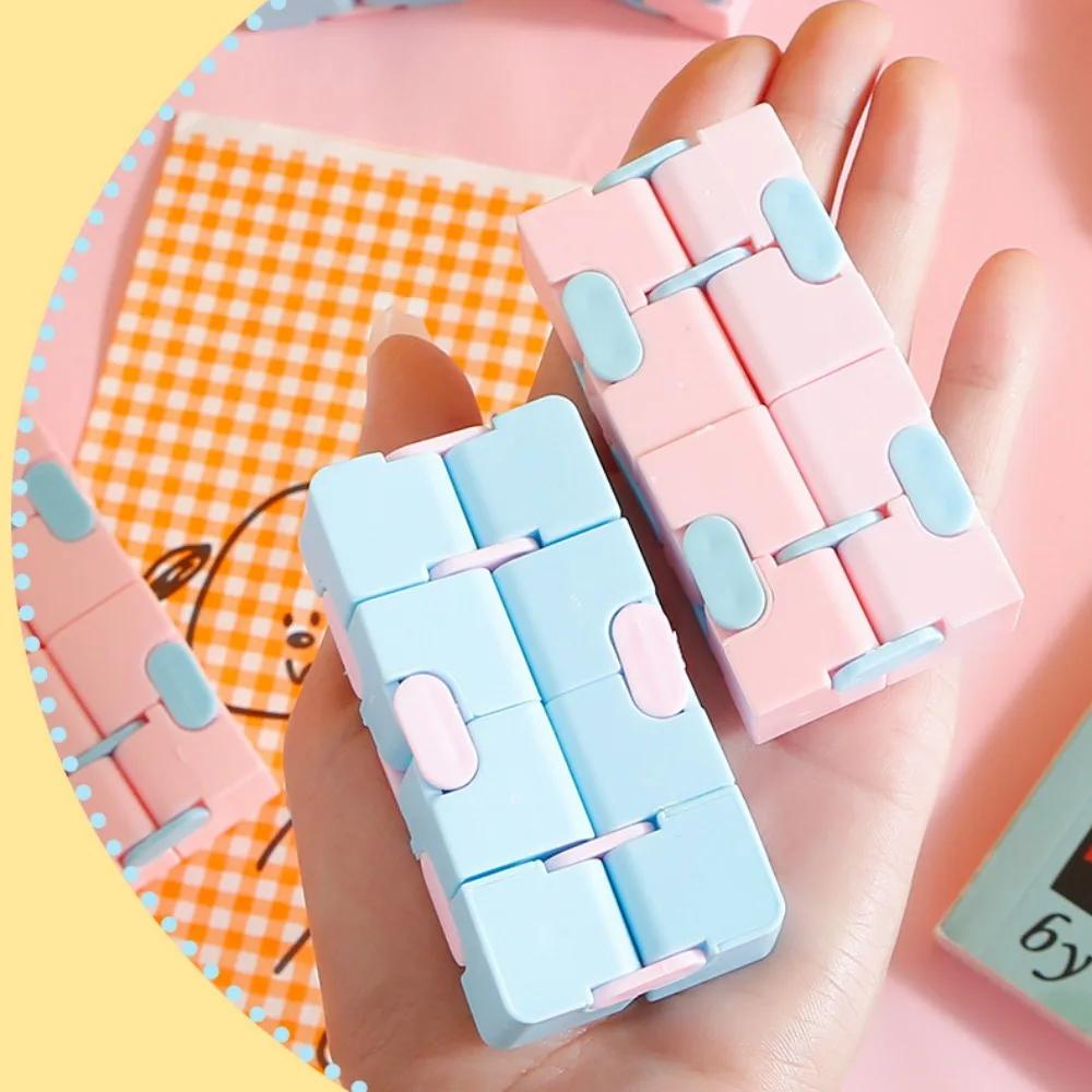 1 шт. Кубик-антистресс Игрушка Куб-бесконечность Снять стресс Игрушка-фиджет Антистресс Товары от тревоги Головоломка Игрушка-спиннер для взрослых Детей