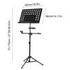 Профессиональная портативная пюпитр 3 в 1, съемная микрофонная стойка, держатель для телефона, металлический пюпитр, высота