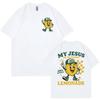 My Jesus Lemonade Funny Christian TShirt Unisex Unisex Fashion ONeck Short Sleeve TShirts Summer Casual Loose 100Cotton T Shirt