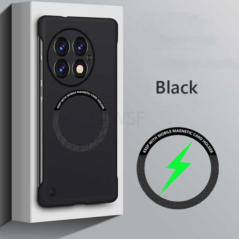 Безрамочный Магнитный Тонкий Чехол Magsafe для OnePlus 13 One Plus 13 OnePlus13 5G Беспроводная Зарядка Жесткая Задняя Крышка