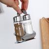 Salt and Pepper Set Salt Shaker Glass Pepper Shaker Spice Rack