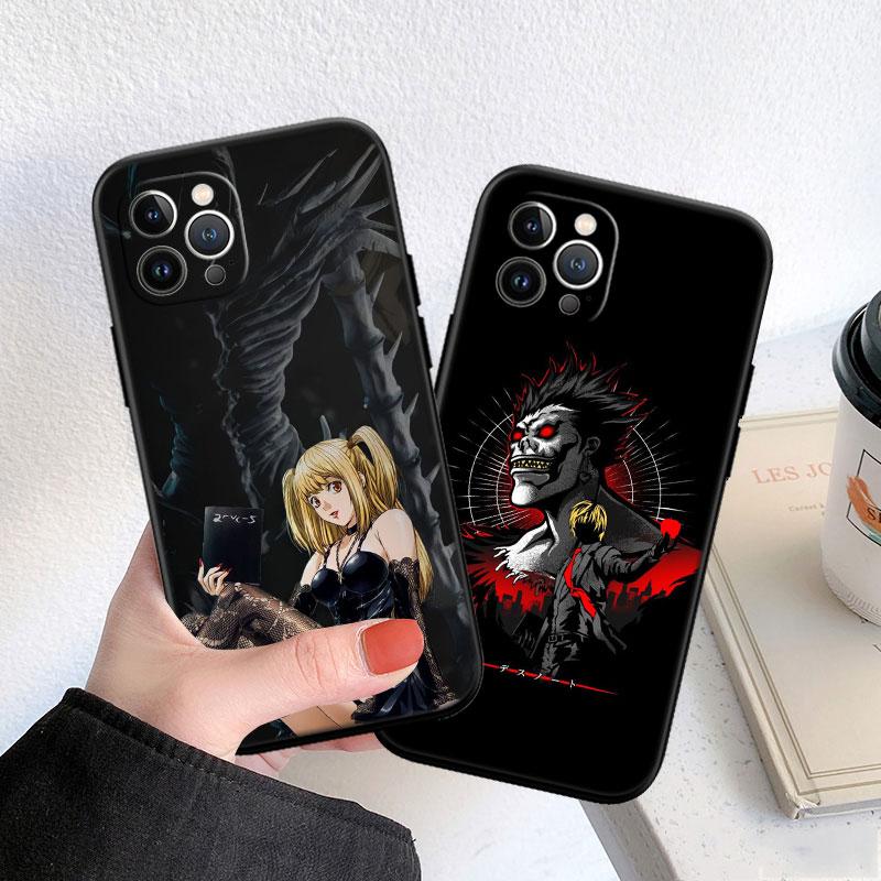 LO30 Чехол-бампер Death Note для Samsung Galaxy S20 S21 S22 Ultra FE + Plus A21S A22 A24 A25 A26 A30 A30S A31