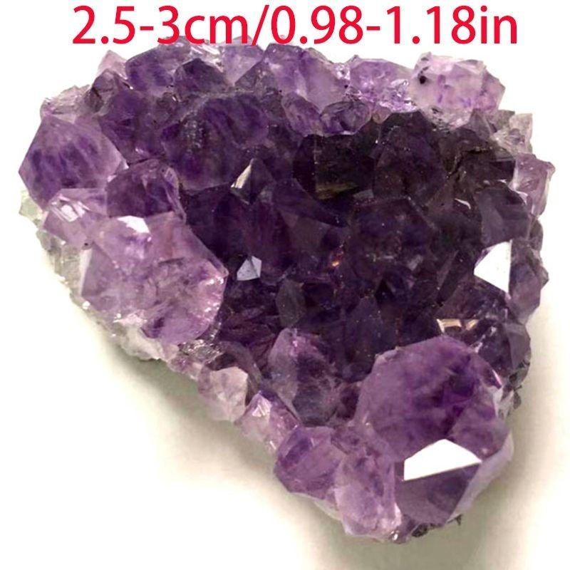 Natural Quartz Amethyst Geode Druzy Crystal Cluster Healing Decor Specimen