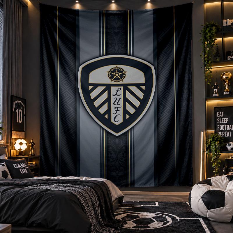 Wall Hanging Tapestry Leeds United Print Cloth for Living Room Bedroom Home Decor
